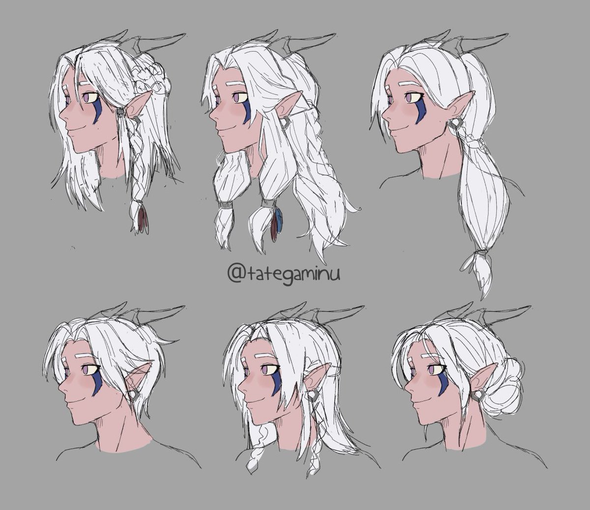 Tategaminu's tweet image. Playing hair with Rayla is pretty fun, which one is your favourite?
#thedragonprince #tdp #tdpfanart #tdk #thedragonking #rayla