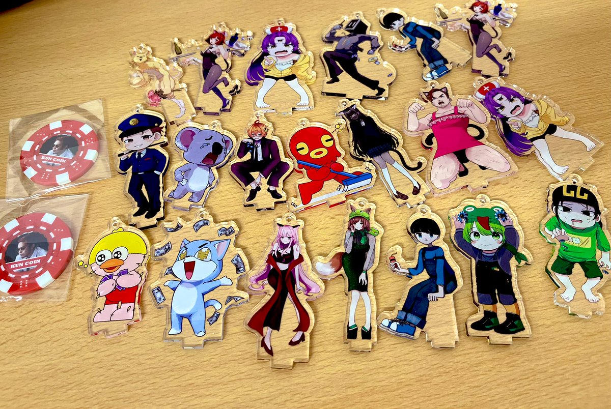 50人クラフト カジノクラフト アクスタ 缶バッジ ニート部 できおこ