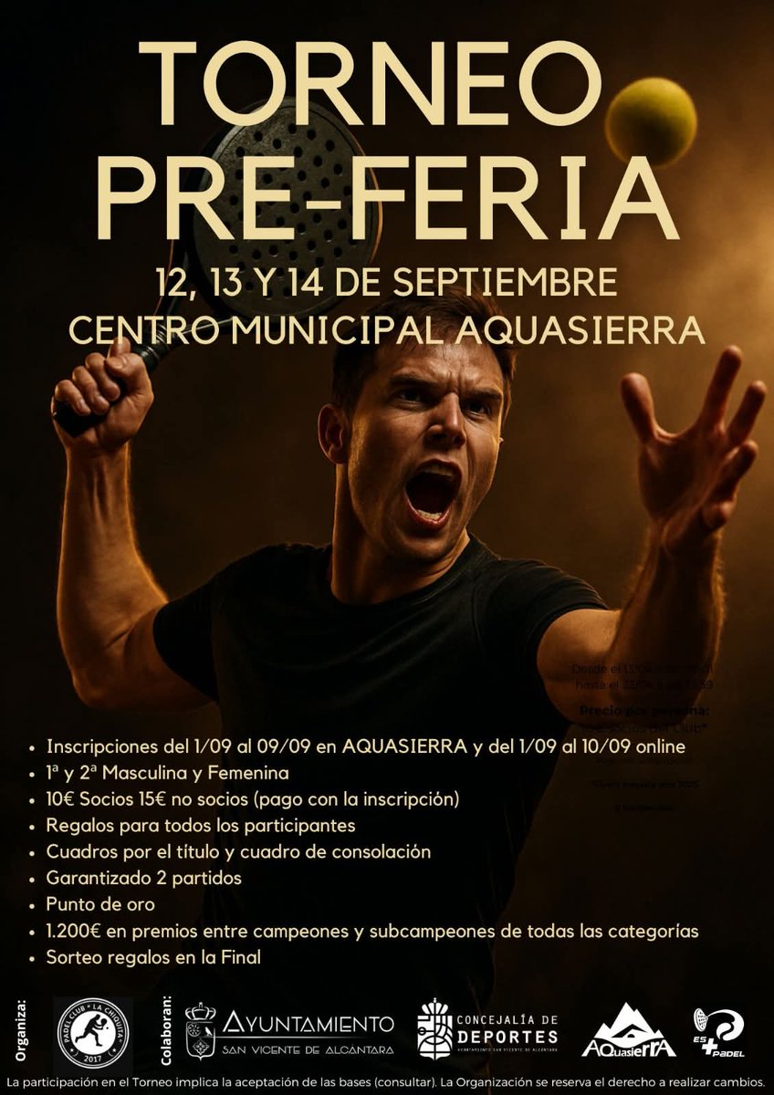 Vuelta al cole? 🤔
Vuelven los eventos deportivos!! 🎾🥎🚴‍♂️ 
📍San Vicente de Alcántara
#DINAMIZACIONDEPORTIVA 
#ociosaludable
#deporteynaturaleza