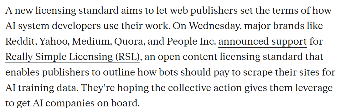Good news for creators: A new AI licensing marketplace IS forming!👏

We HAVE the technology  

We just need AI companies -- especially Google -- to stop stealing &amp; start paying up!