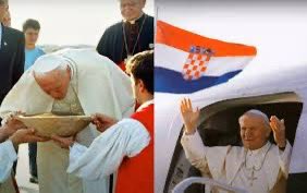 Martinovic_ST's tweet photo. 10. i 11. Rujna 1994 Ivan Pavao II. prvi puta posjetio Hrvatsku. 🤍🕊️✝️ https://t.co/WayyPVzCNm
