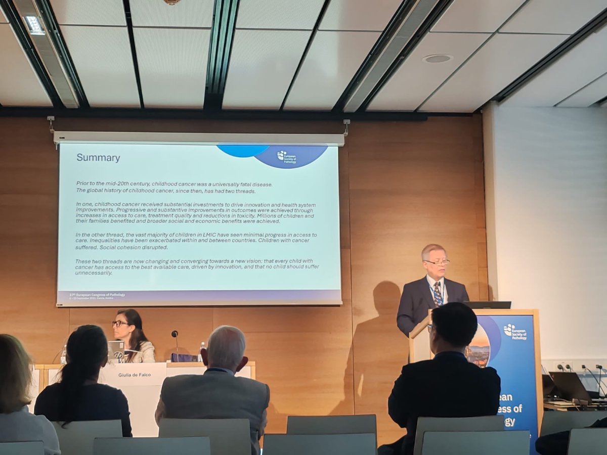 mreyesm's tweet photo. It was an honor to co-chair and present an overview of #PediatricOncology in the Low and Middle Income Countries at the #esp2025 in Vienna. #PediPath #pathology #PediatricCancer @UMiamiPathology https://t.co/7jlPBu6W1P