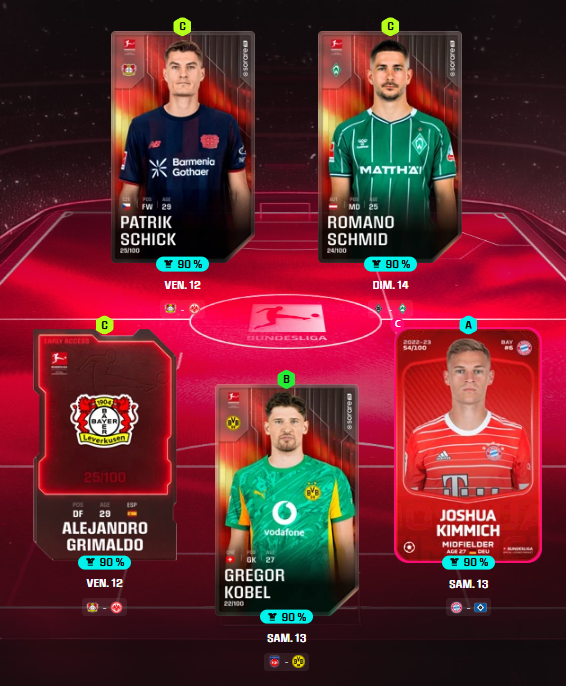 Si un "ancien" veut revenir dans le game et prendre 200$ en rare avec le défi co-op, je suis chaud de tenter le coup avec cette team. Le lien ↩️   sorare.com/r/kinshu?conne…