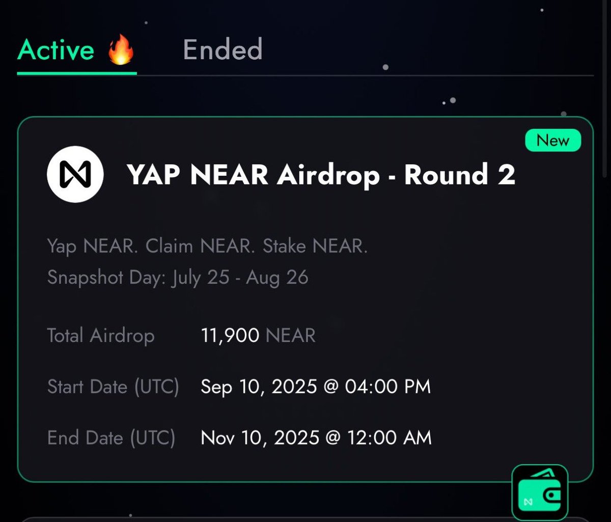 GM $RHEA fam!
Happy Thursday 

The REWARDS are here! 🪂
NEAR Yapper ROUND 2 Airdrop is live for the top 100 yappers to claim in <a href="/NEARProtocol/">NEAR Protocol</a> token 🎉

🔗 Claim now: app.rhea.finance/airdrop

And while you’re at it, don’t forget <a href="/rhea_finance/">Rhea Finance</a> keeps leveling up with smarter tools,