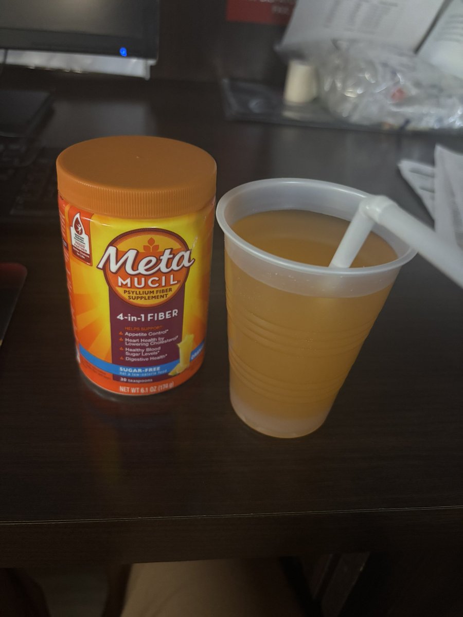 Drinking fiber at work hoping it curbs my appetite