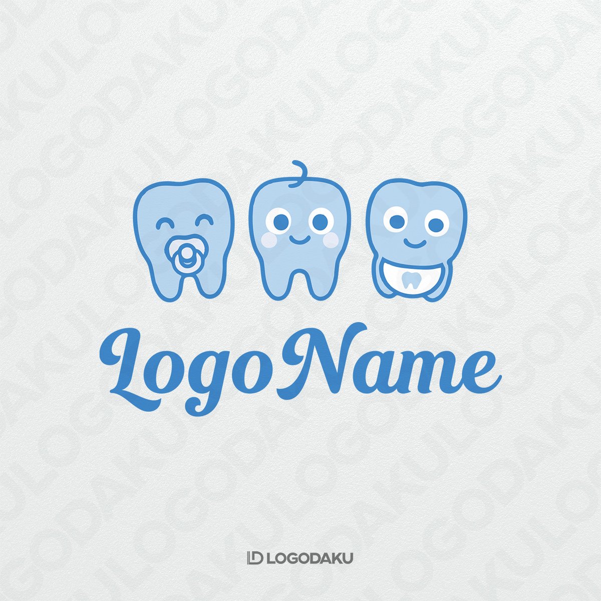 子ども 歯医者 ロゴに最適な「キャラ歯トリオ」。小児歯科やファミリー歯科向けに親しみと安心感を与えるロゴデザインです。
logodaku.com/logo/22799/