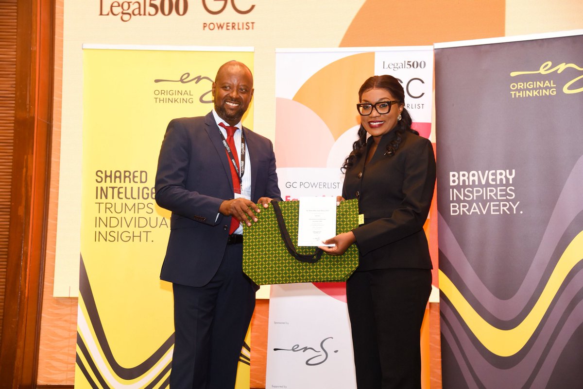 Thrilled to be named in the Legal 500 General Counsel Powerlist: East Africa 2025 for the second time! Deeply grateful to colleagues, mentors &amp; partners who’ve supported me on this journey. Excited to keep contributing and learning alongside such an inspiring GC community.