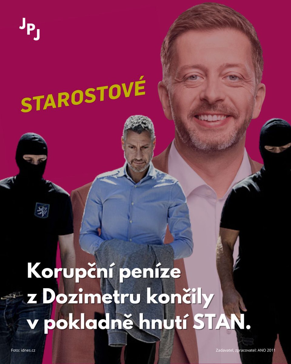 Tak je to černé na bílém. Korupční peníze z Dozimetru končily v pokladně hnutí STAN jako "neoficiální" příspěvky❗️
A tomu, že předseda STANu a ministr vnitra Vít Rakušan o ničem nevěděl, snad nikdo věřit nemůže. Až se dokončí prošetření středočeské větve Dozimetru, budeme se