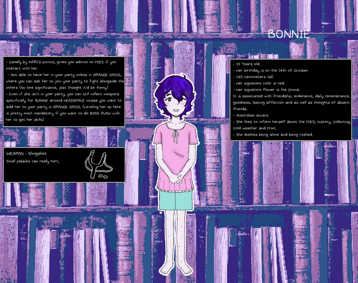 roselilyzz's tweet image. making an actual thread now about bonnie!! most of these drawings were made during artblock since she&apos;s my artblock victim so don&apos;t mind..

#omori #omorioc