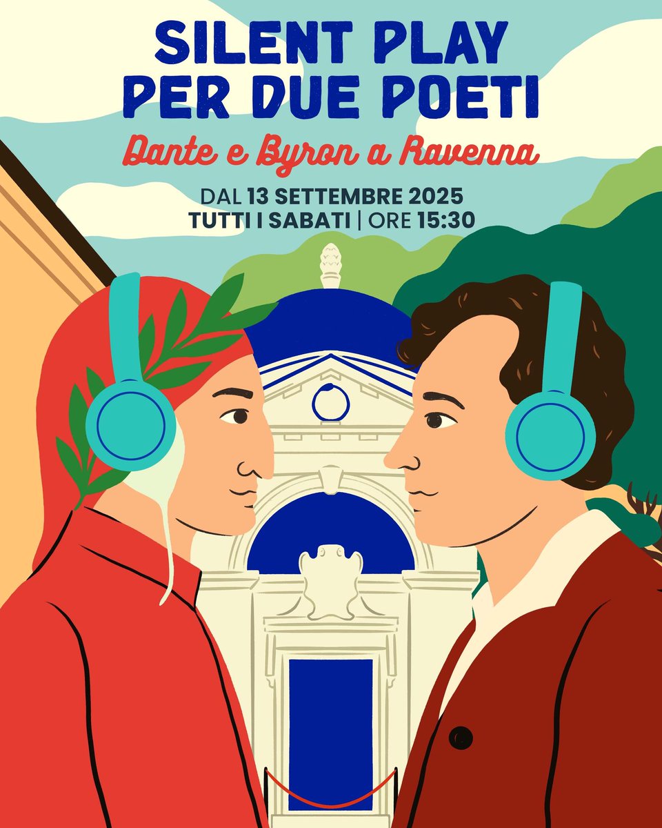Prende il via venerdì 12 un’esperienza itinerante che unisce narrazione e ascolto. Una visita guidata immersiva che porta nei luoghi di Ravenna che hanno ispirato i due poeti, lasciandosi condurre dalle loro voci.
ANTEPRIMA venerdì 12/09 ore 15.30

Info: bit.ly/visit-ravenna-…
