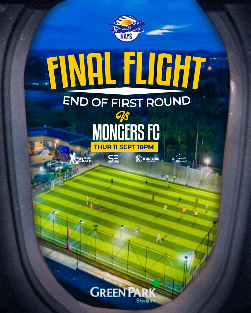 HaysUganda's tweet photo. MATCH DAY

🆚 Mongers FC
🏟️ @greenparkug
🏆 Premier League 
⏰ 10:00 PM EAT

#MadeToBeBold
#GoHaysGoBetter https://t.co/C5fPkiniWC