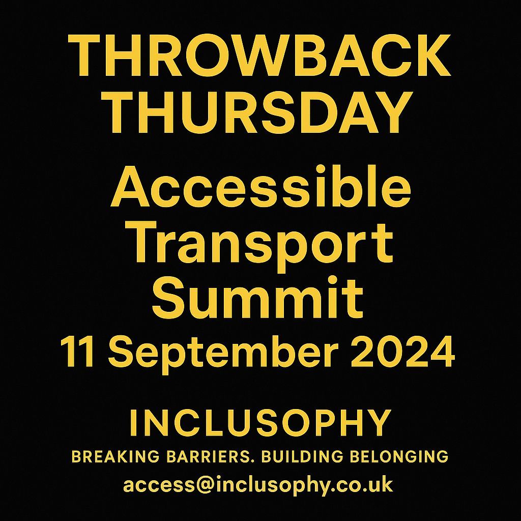 Throwback Thursday — one year since the Accessible Transport Summit called out the gaps still holding disabled people back.

Access to transport is access to life. When it fails, everything else does too.

We’re not asking for upgrades. We’re demanding infrastructure that