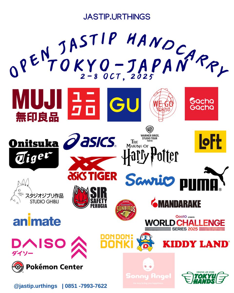 Jastip Handcarry Japan🇯🇵| Jastip Tiket Konser 🪐 tweet media