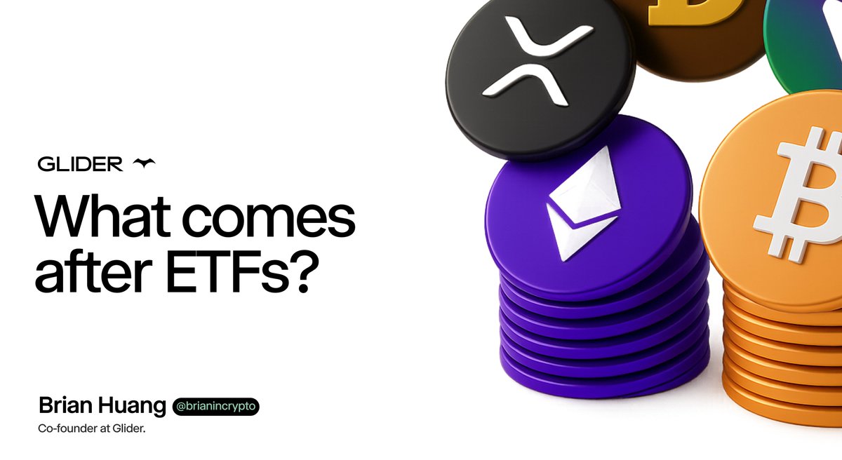 ETFs changed investing forever.

<a href="/BrianInCrypto/">Brian</a> explains why Glider makes them obsolete, and how the next $15 trillion opportunity will be onchain.

Programmable portfolios. A better future for investors. It starts now.

Read the full blog ⬇️