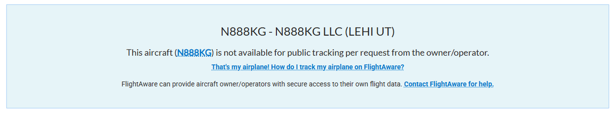 Thodahasle34127's tweet photo. 🚨 A private jet under the tail number N888KG left Provo airport an hour after the shooting

Suspiciously 30 mins into the flight it drops off of ADS-B Illegally and reappears headed back to Provo approx. an hour later

Why did this plane turn off its radar? Where is the shooter?

#CharlieKirk #CharlieKirkshot #CharlieKirkdead