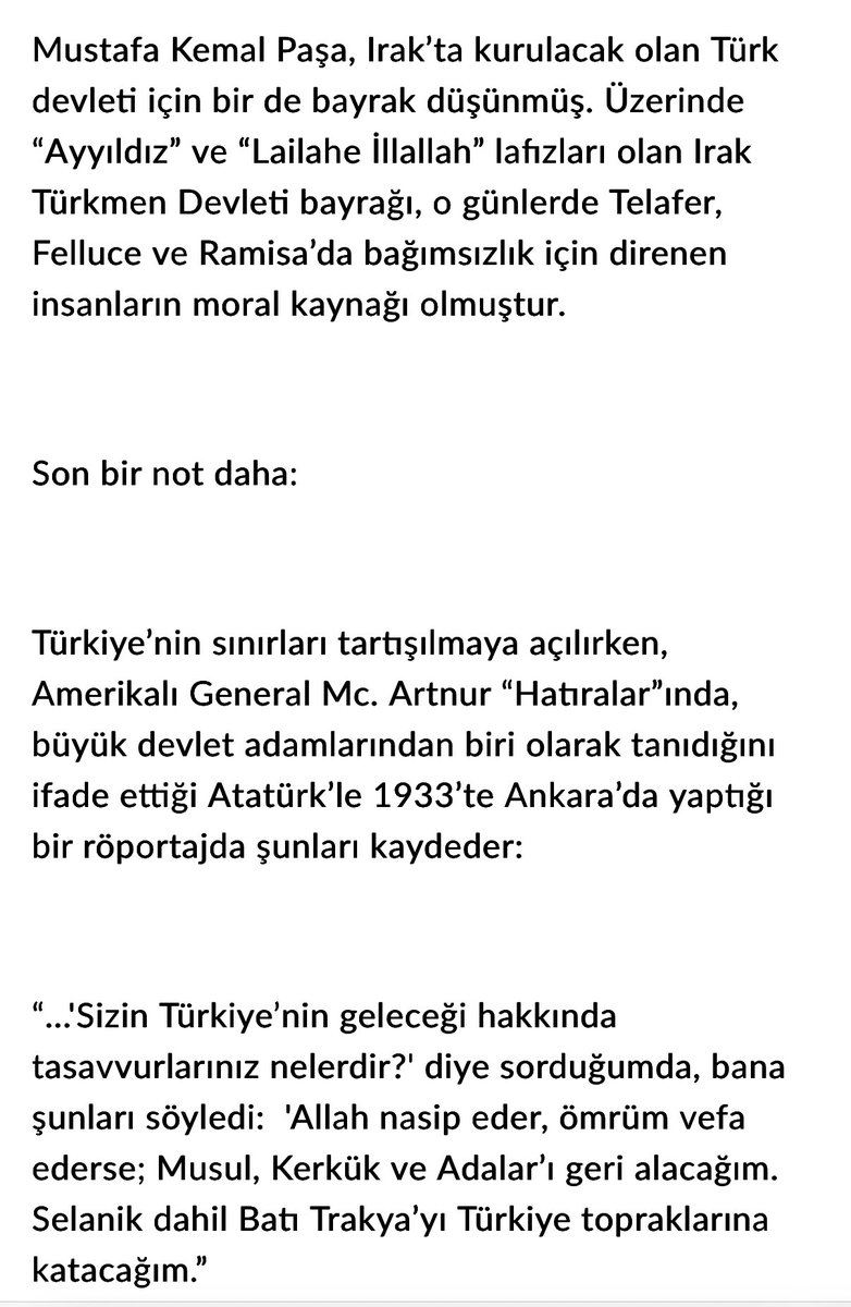Sadece Atatürk’ün kurduğu partiyiz demekle Atatürkçü olunmuyor. 
Misak-ı Milli Gazi Mustafa Kemal’in bize hedef gösterdiği vasiyettir. 
CHP yöneticileri Nutuk’u  tekrar okumalı, siyasetini gözden geçirmeli.