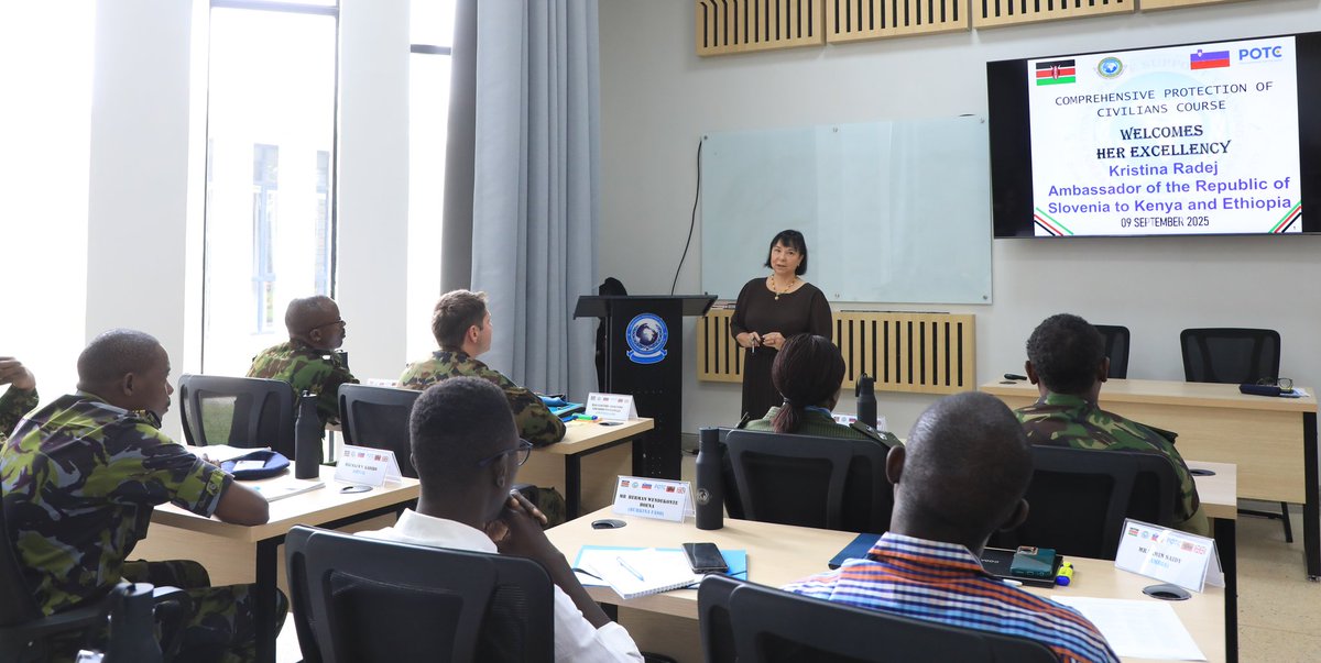 HPSS welcomed H.E Kristina Radej, Ambassador of the Republic of Slovenia🇸🇮
Her visit reaffirmed Slovenia’s commitment through the sponsorship of the ongoing Protection of Civilians Course and opened doors for broader future cooperation in peace support operations.
<a href="/POTC_Slovenia/">POTC - Peace Operations Training Centre</a>
