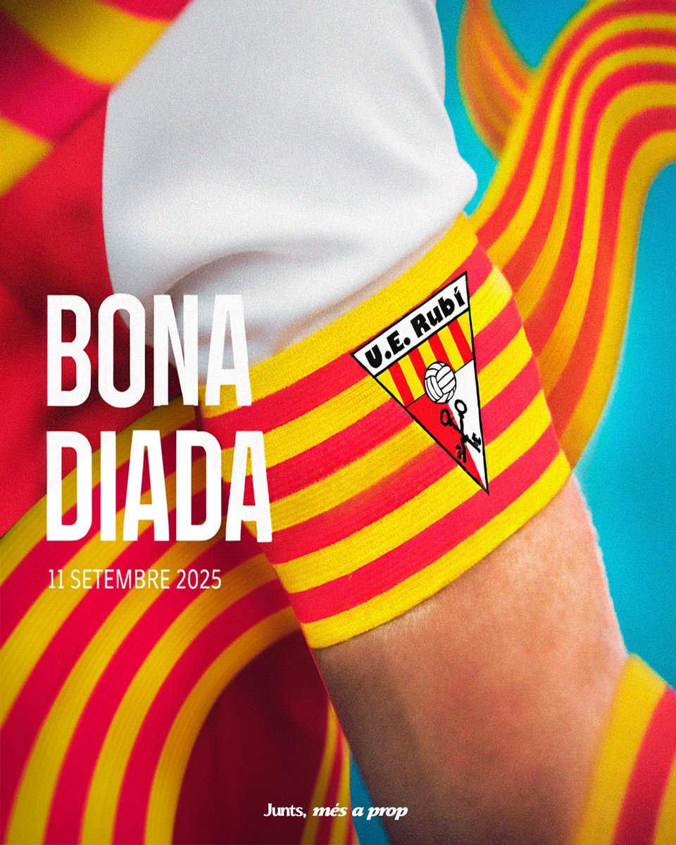 Bona diada a tothom!
Visca el Rubí i Visca Catalunya! ❤️💛