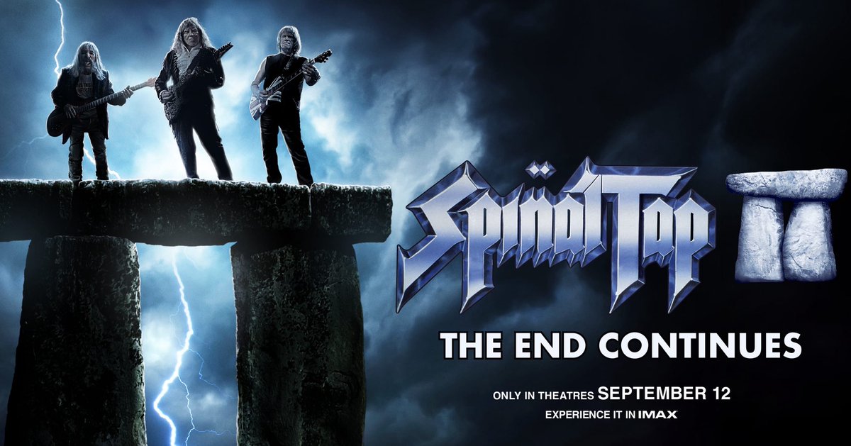 k_simmons511's tweet image. This was GREAT!😄👏🔥Trust me, go see it! (& it’s actually worth seeing on the big screen, too! The concert scenes looked great in IMAX!😍) #spinaltap2 #SpinalTapIItheEndContinues  #mockumentary #movies