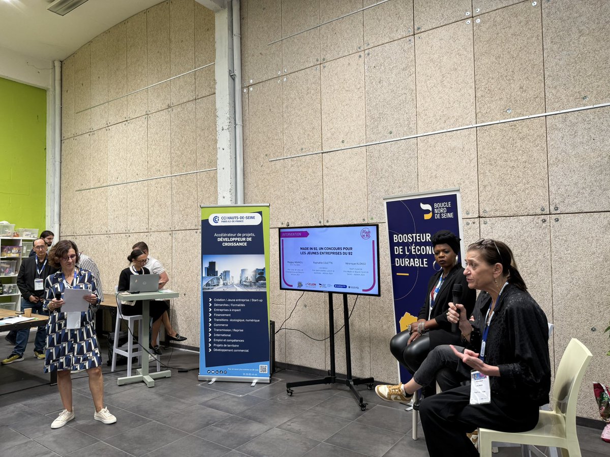 CCI_92's tweet image. 👉 En direct de l’incubateur @Intencity à la Ville de Clichy-la-Garenne. 

Présentation de la 10ème édition du concours #madein92 au territoire Boucle Nord de Seine.  

Et une mise en lumière des avantages de l’intellenge artificielle dans l’acquisition de nouveaux clients.