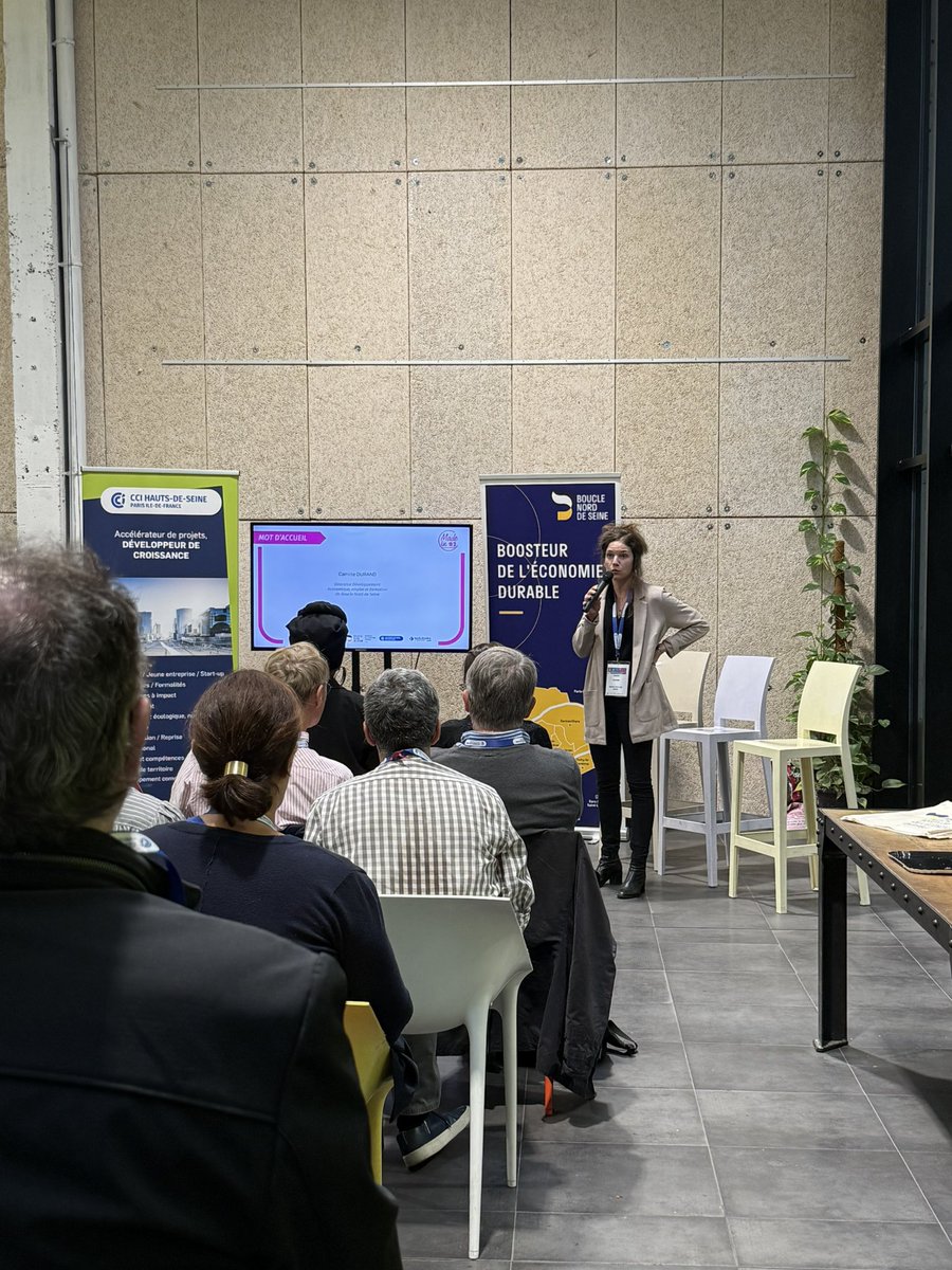 CCI_92's tweet image. 👉 En direct de l’incubateur @Intencity à la Ville de Clichy-la-Garenne. 

Présentation de la 10ème édition du concours #madein92 au territoire Boucle Nord de Seine.  

Et une mise en lumière des avantages de l’intellenge artificielle dans l’acquisition de nouveaux clients.