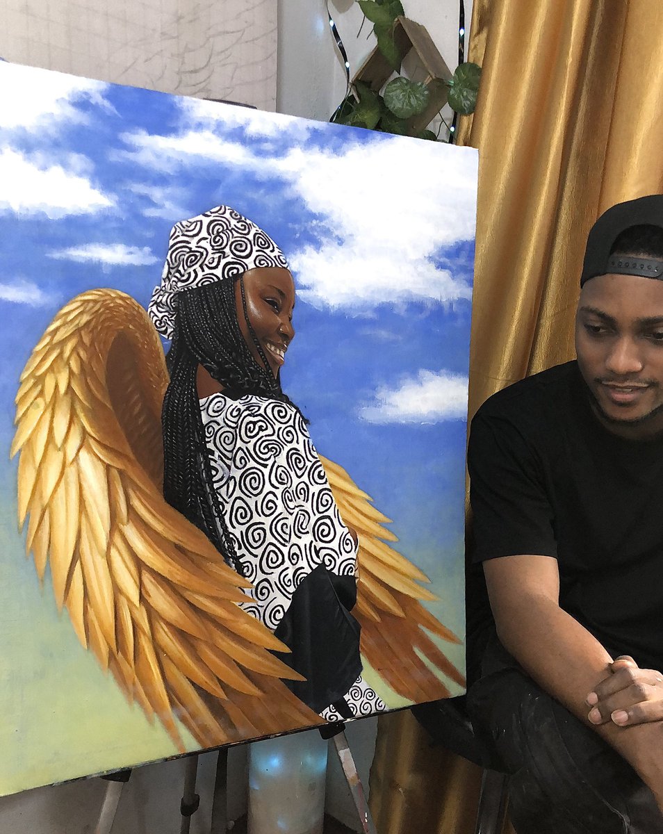 Xplicit Art (@tomisin_alonge) on Twitter photo <a href="/Crochetelo_/">crochet hashira🧶</a> It took me two weeks to finish this painting I titled _weight that lifted me ,please use 1 sec of your time to like and repost . Thank you <a href="/Crochetelo_/">crochet hashira🧶</a> It took me two weeks to finish this painting I titled _weight that lifted me ,please use 1 sec of your time to like and repost . Thank you