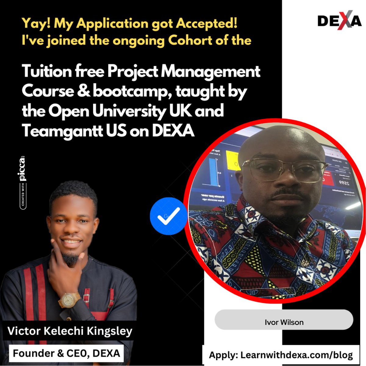 Excited to announce my enrollment in the tuition free Project Management course taught by The Open University UK &amp; TeamGantt.
<a href="/LearnwithDEXA/">DEXA</a> #LearnwithDEXA