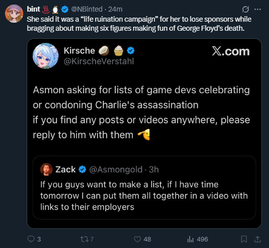 &gt;abloobloo, I should be allowed to engage in the most depraved behavior imagined because that's freedom of speech, isn't that what your values say? 

1. it was a life ruination campaign, the fact you failed doesn't mean it wasn't. You and your croonies went after her sponsors for