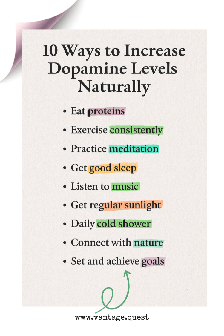 vantagequest24's tweet photo. Feeling low on motivation or energy? Your brain’s “feel-good” chemical, dopamine, might need a boost. 💡
Check out these science-backed ways to elevate your mood and productivity — naturally!

Visit here: https://t.co/NCMi4eGW7O 

#dopamine #selfcare #selfworth #MindHealing #healthylifestyle #mentalhealth #wellbeing