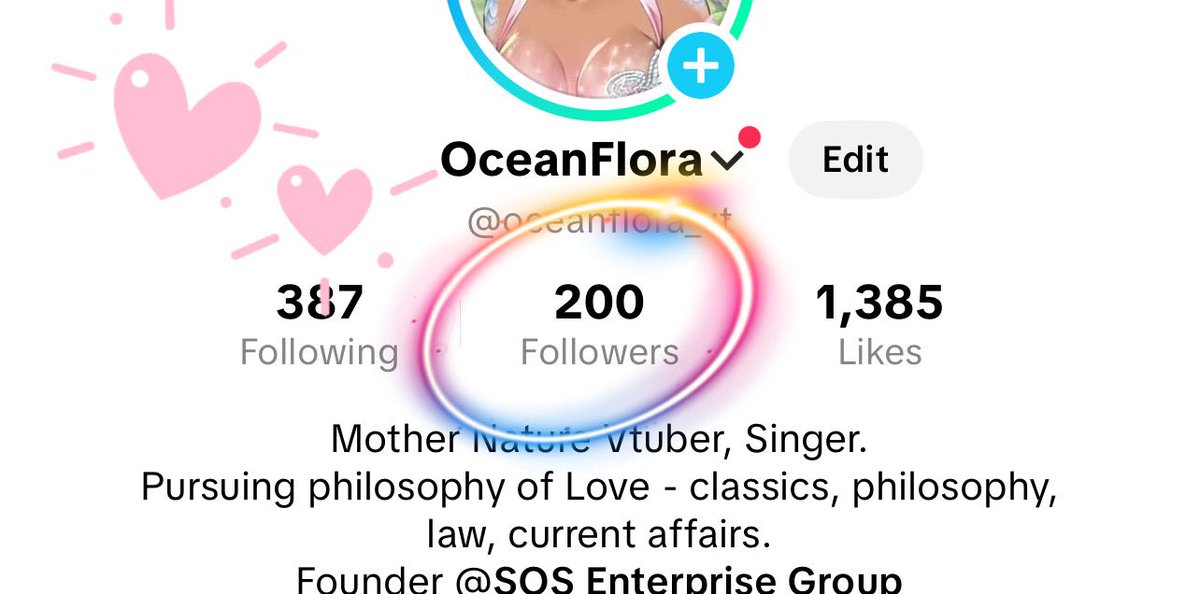 Firstly~ HUGE thank you to my friends for supporting me 🥹🩷 I was expecting bad things which… never came, thanks to you 🫂

We’re back to pre long-hiatus follows on Twitch at crazy speed and suddenly spiked to 200 on TikTok!

Welcome and thank you, new lovely friends🌹

1/2