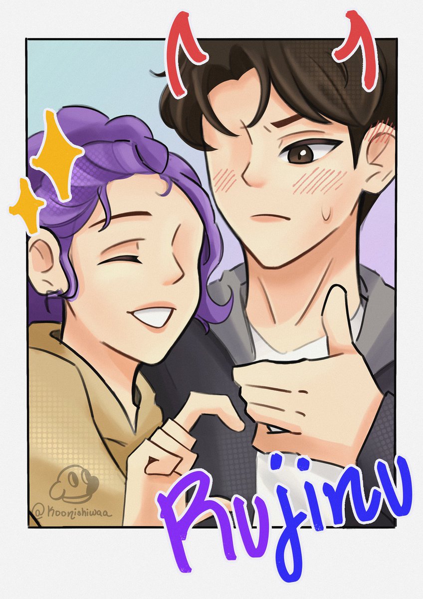 koonishiwaa's tweet photo. Photobooth 📸 

#KPOPDEMONHUNTERS #rujinu #jinumi #jinu #rumi https://t.co/JY1OKhc8Sh