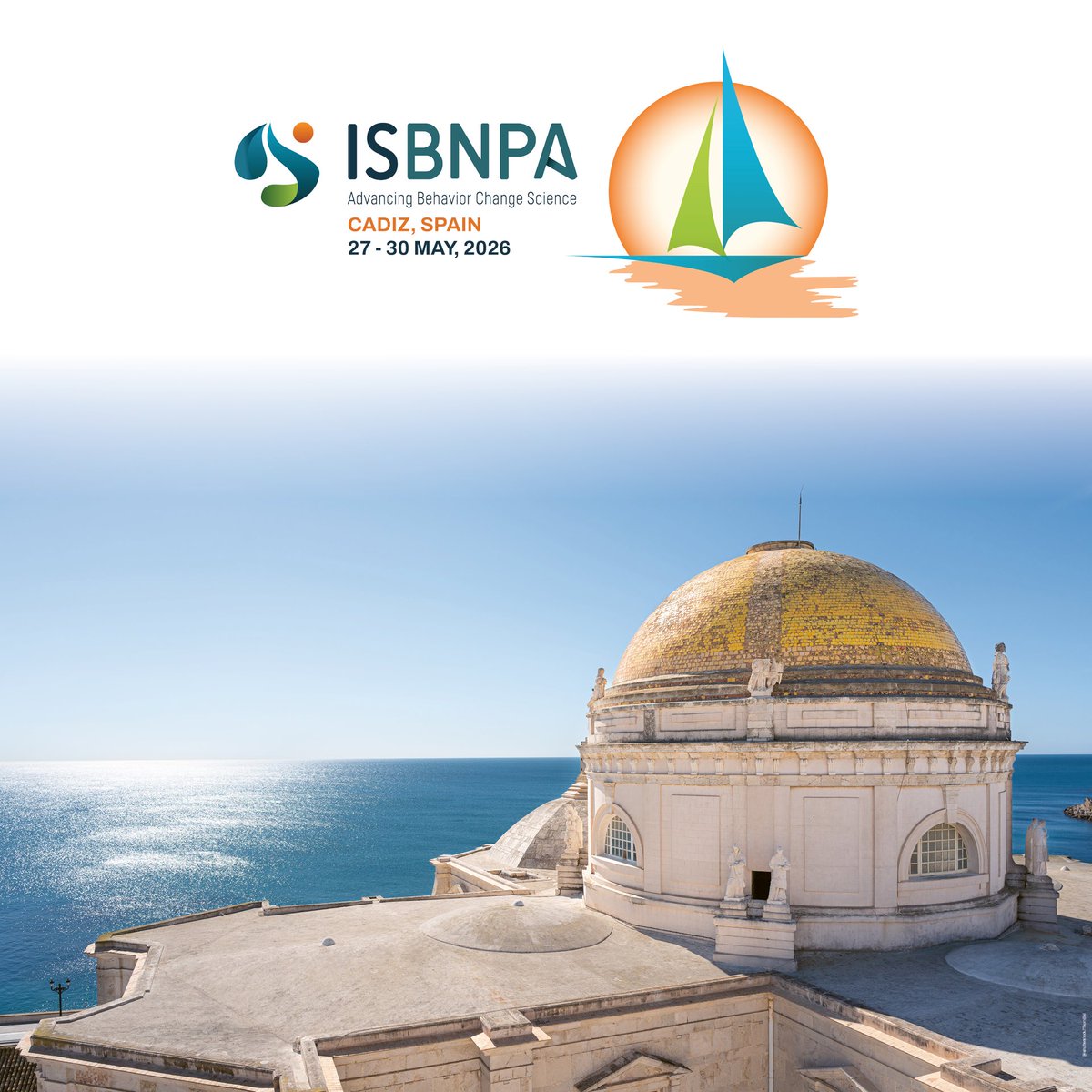 ▶️ Save the date!

#ISBNPA2026 will take place 27-30 May 2026 in Cádiz, Spain 🇪🇸 

We can’t wait to welcome you! ✨