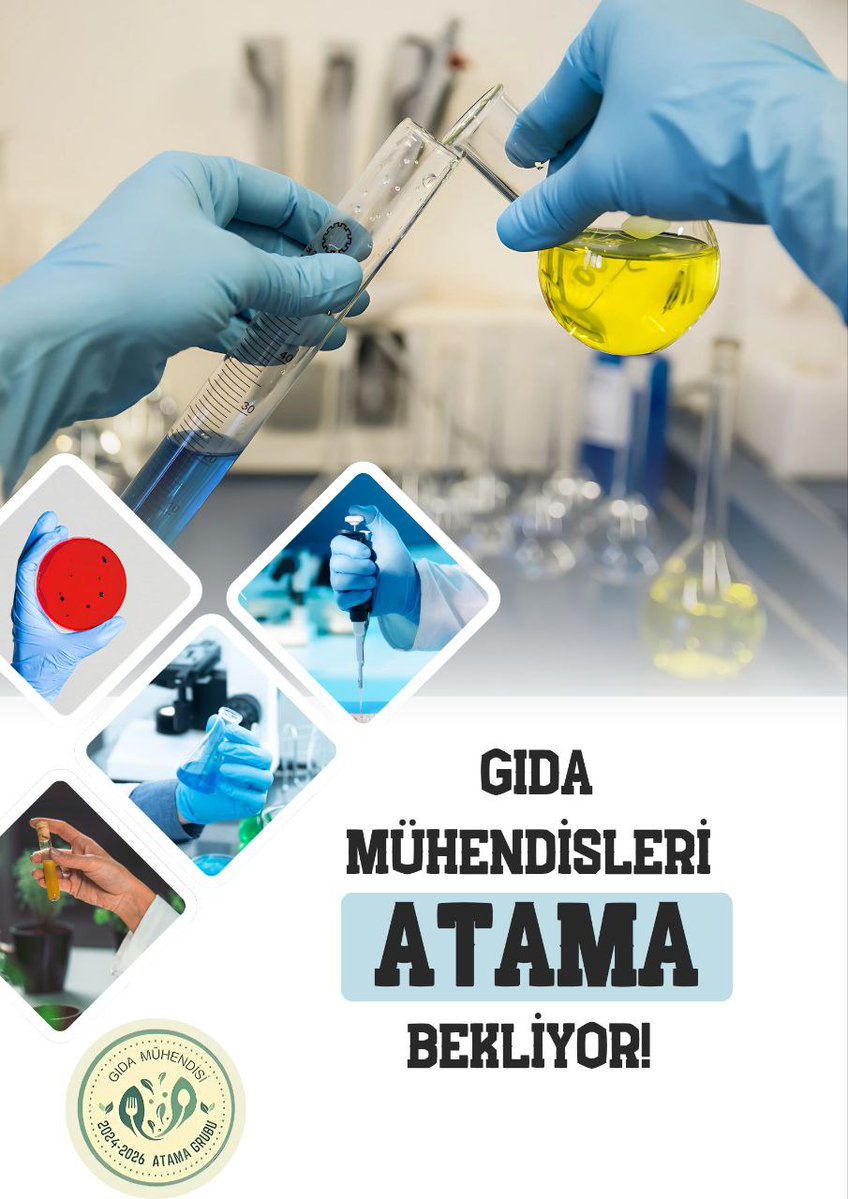Hami Fiskeci (@net1haber) on Twitter photo Gıda mühendisleri atama bekliyor.
Tarım Bakanlığımızın taşra ve metropol şehirlerinde Gıda Mühendisi açığı var.
Umarım Bakanlığımız bu konuya sessiz kalmayarak, alıma çıkacaktır, çıkmalıdır.
<a href="/TCTarim/">T.C. Tarım ve Orman Bakanlığı</a>
<a href="/ibrahimyumakli/">İbrahim Yumaklı</a> Gıda mühendisleri atama bekliyor.
Tarım Bakanlığımızın taşra ve metropol şehirlerinde Gıda Mühendisi açığı var.
Umarım Bakanlığımız bu konuya sessiz kalmayarak, alıma çıkacaktır, çıkmalıdır.
<a href="/TCTarim/">T.C. Tarım ve Orman Bakanlığı</a>
<a href="/ibrahimyumakli/">İbrahim Yumaklı</a>