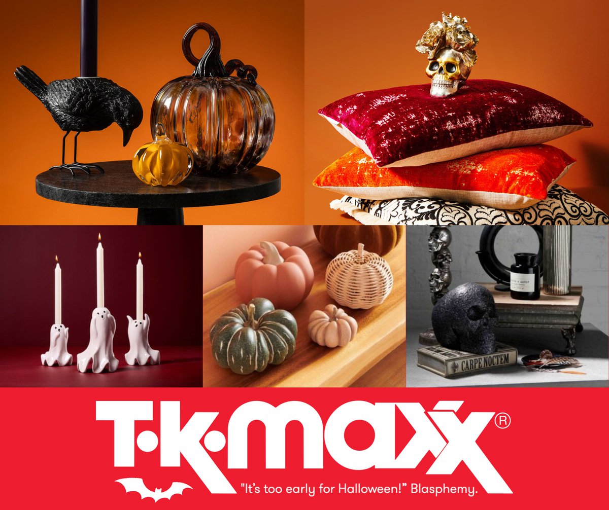 Code Orange is in full effect at TK Maxx! 🎃
 
Halloween has arrived early in Bournemouth town centre, with TK Maxx shelves now brimming with autumnal décor, spooky finds, and all the little touches to get you into the spirit. 🍂👻