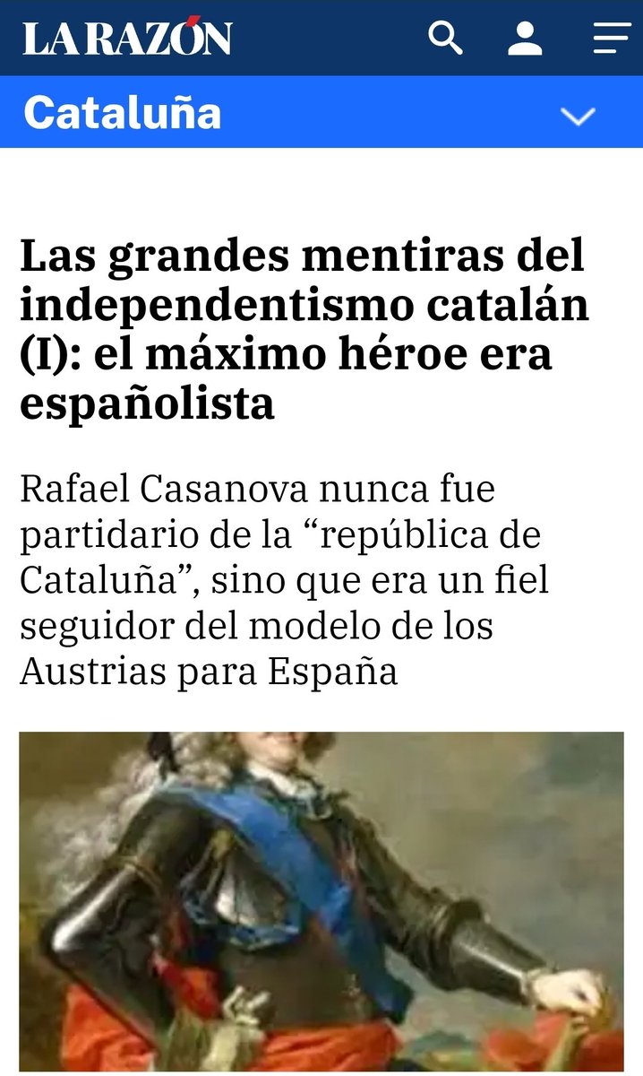 LSCat_USA's tweet image. Hoy es 11 de septiembre, Diada de Cataluña, un festivo del que se adueñaron los separatistas y sólo participan ellos. Y al que le ofrendan flores, Rafael Casanova, no fue separatista, fue un patriota español y es otra mentira que el separatismo se inventó!
#LaSilenciosaCat