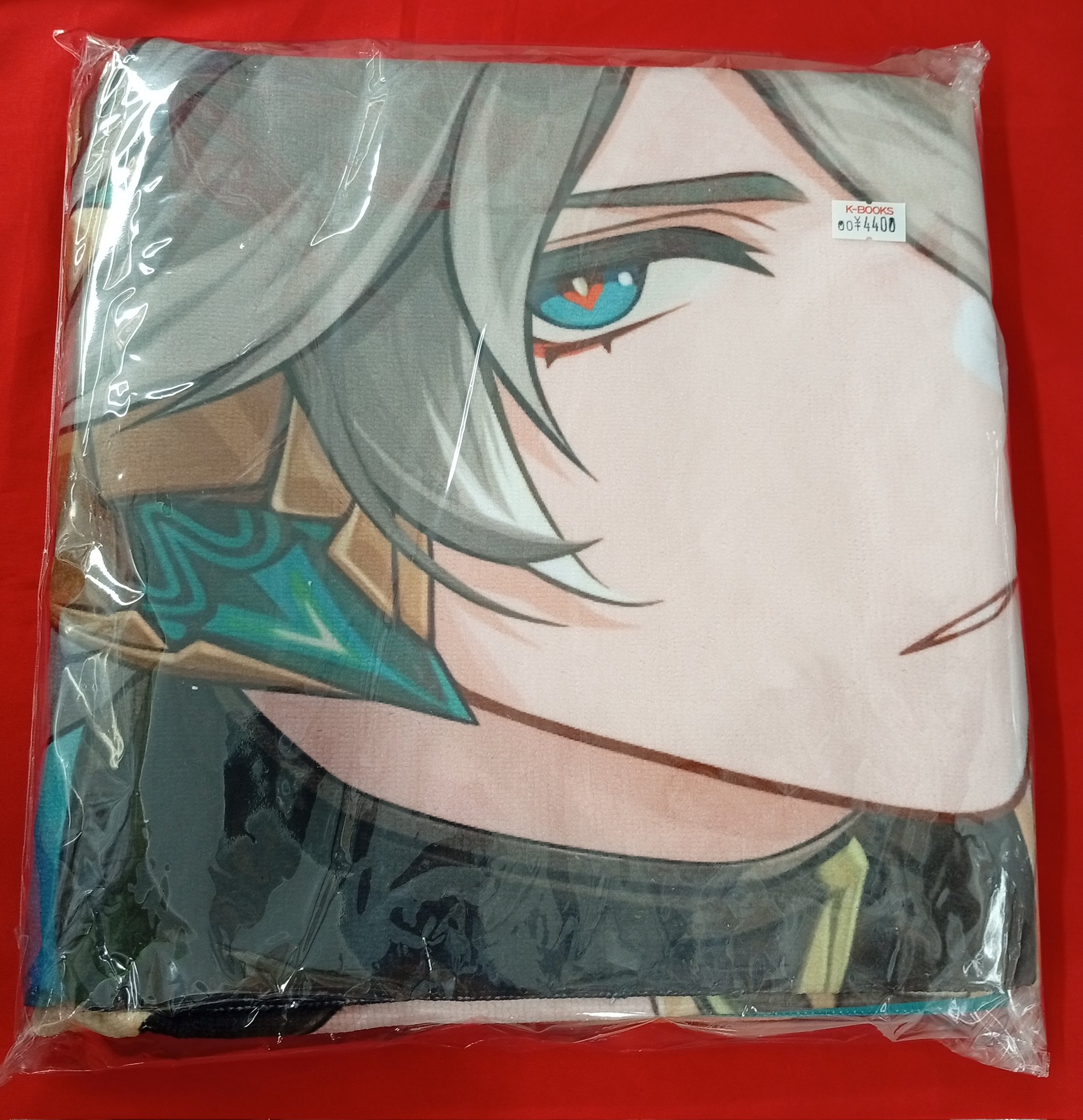 原神展 ビッグスクエアタオル アルハイゼン 原神展 たびごころの赴くままに 原神 アルハイゼン スクエア