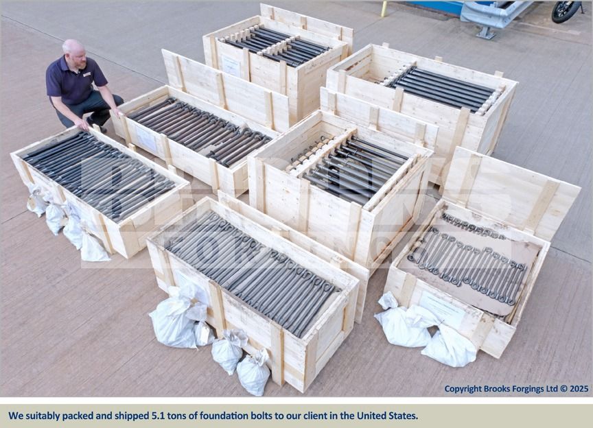 Brooks Forgings <a href="/BrooksForgings/">Brooks Forgings Ltd</a> has supplied over 1,600 hot-forged foundation and hammerhead T-bolts for a $4.1bn aluminium recycling &amp; rolling facility in North America—the first of its kind in the US in nearly 40 years. 🔗 buff.ly/cYqMUzo