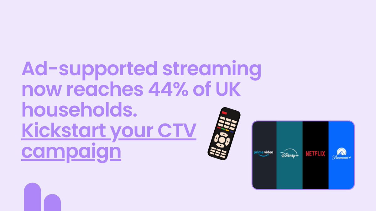 The way we watch TV has changed, and so has advertising. 🚀 Connected TV (CTV) is a game-changer for brands looking to reach new audiences. 

✅ Precise Targeting: Reach specific demographics and interests.
✅ Advanced Measurement: See exactly how your ads perform.
✅ Premium