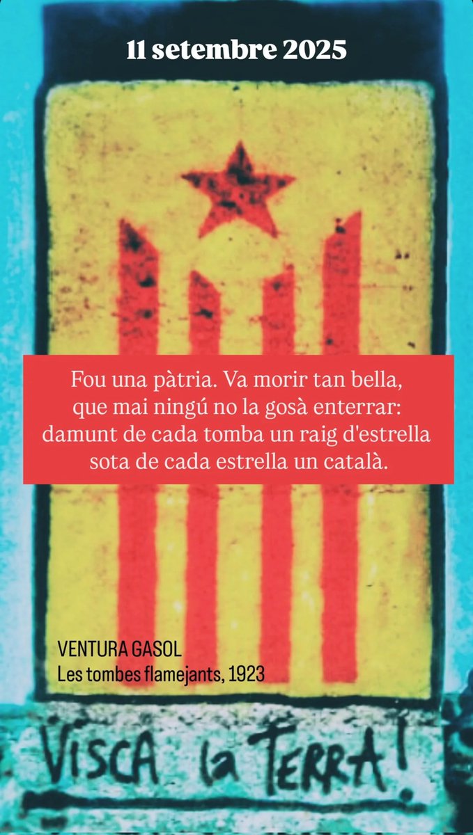 Bona Diada Nacional de Catalunya 2025! ✊🏼

#Diada2025