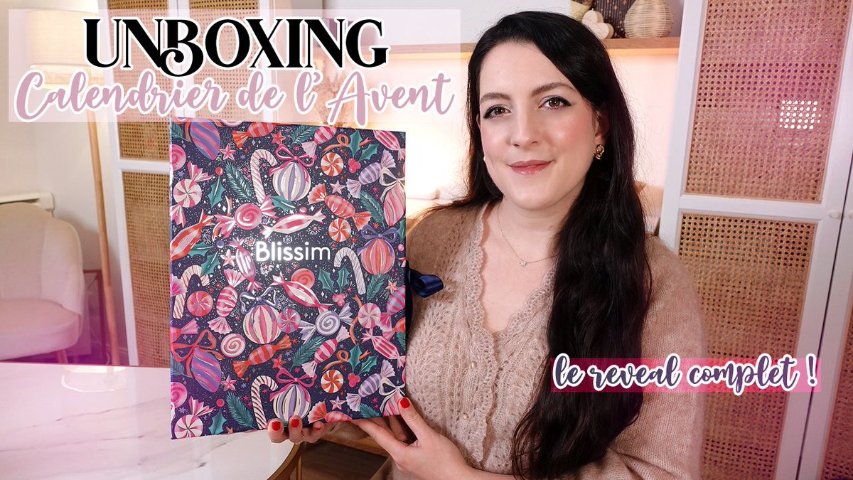 youtu.be/zdn5HYqtNdU?si… Nouvelle vidéo en ligne : reveal du Calendrier de l’Avent Blissim! 🥳

#adventcalendar #blissim #calendrierdelavent #reveal