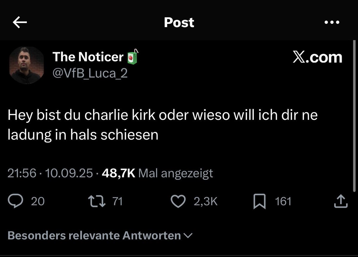 FileGiftFrosch's tweet image. Das sind aber jetzt schon diese Guten oder?
#CharlieKirk