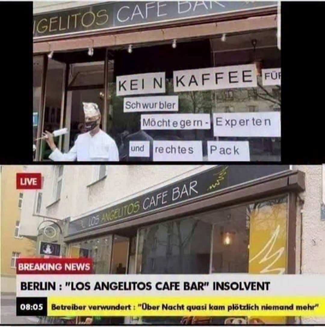 Die wundern sich noch, wenn die intellektuell so klar wären, das sie ihre Blase auch verlassen könnten.
#Woke