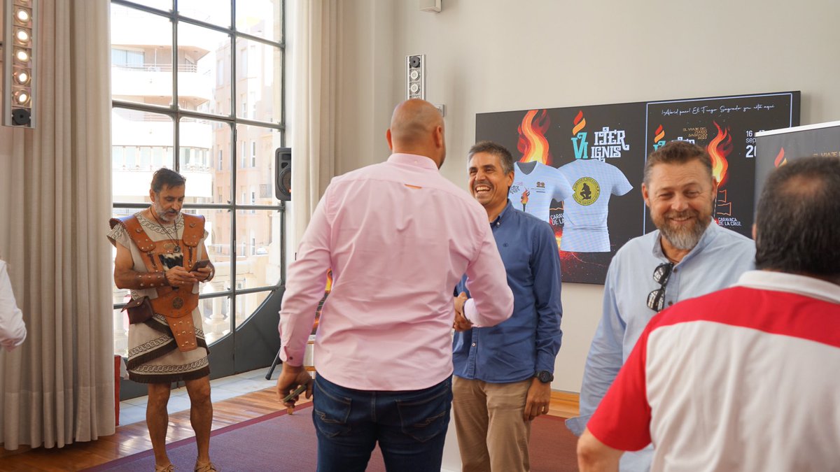 🔥 El fuego sagrado #IterIgnis anuncia la llegada de nuestras fiestas de #CarthaginesesyRomamos

En la presentación se ha confirmado que saldrá de Caravaca de la Cruz el próximo martes. Allí estaremos (D.m.) 🔜