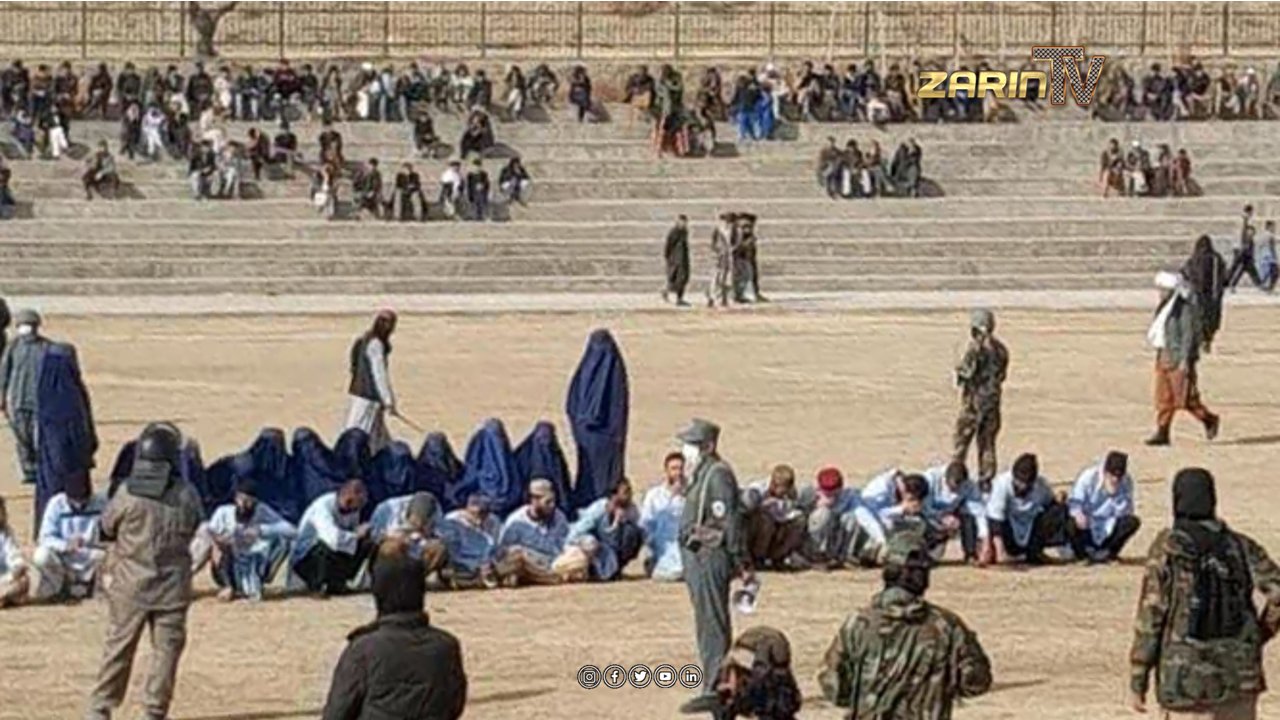 گروه طالبان ۱۶ نفر را شلاق زد