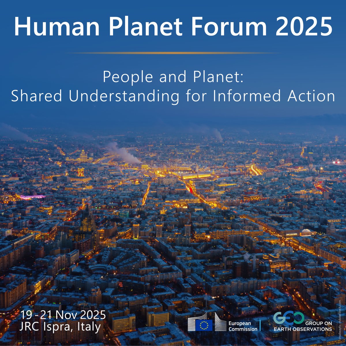 Time is running out! Submit your abstract for the Human Planet Forum 2025 by 15th September.

Themes include:

📊 Human settlements &amp; population
🛰️ Synergies with #Copernicus &amp; EO
🏙️ Urbanisation &amp; global policy links

Submission &amp; more info: joint-research-centre.ec.europa.eu/events/human-p…