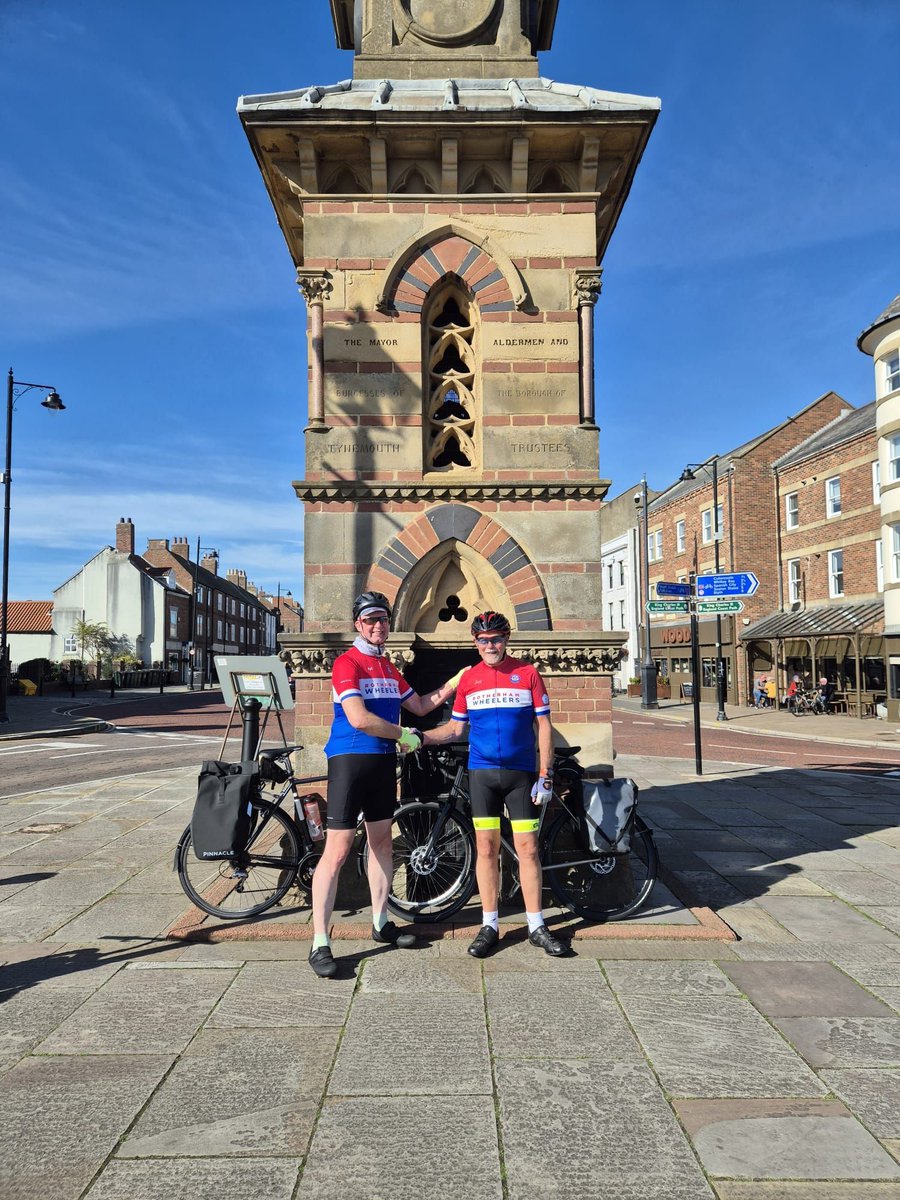 Tom &amp; Steve are cycling 100 miles from Newcastle to Edinburgh!
Raising funds for Shiloh &amp; Rotherham Cancer Care.
💛 Give a little, help a lot – donate today! justgiving.com/campaign/coast…