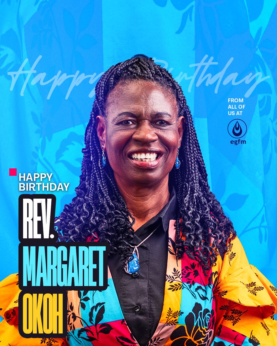 GLORY TO GOD! IT'S REV. (MRS.) MARGARET OKOH'S BIRTHDAY!

With great rejoicing in our hearts, we give thanks to God for a handmaiden so dear to His heart. 

We thank the Father for His graciousness towards you. We are grateful for how He has been keeping you through every season