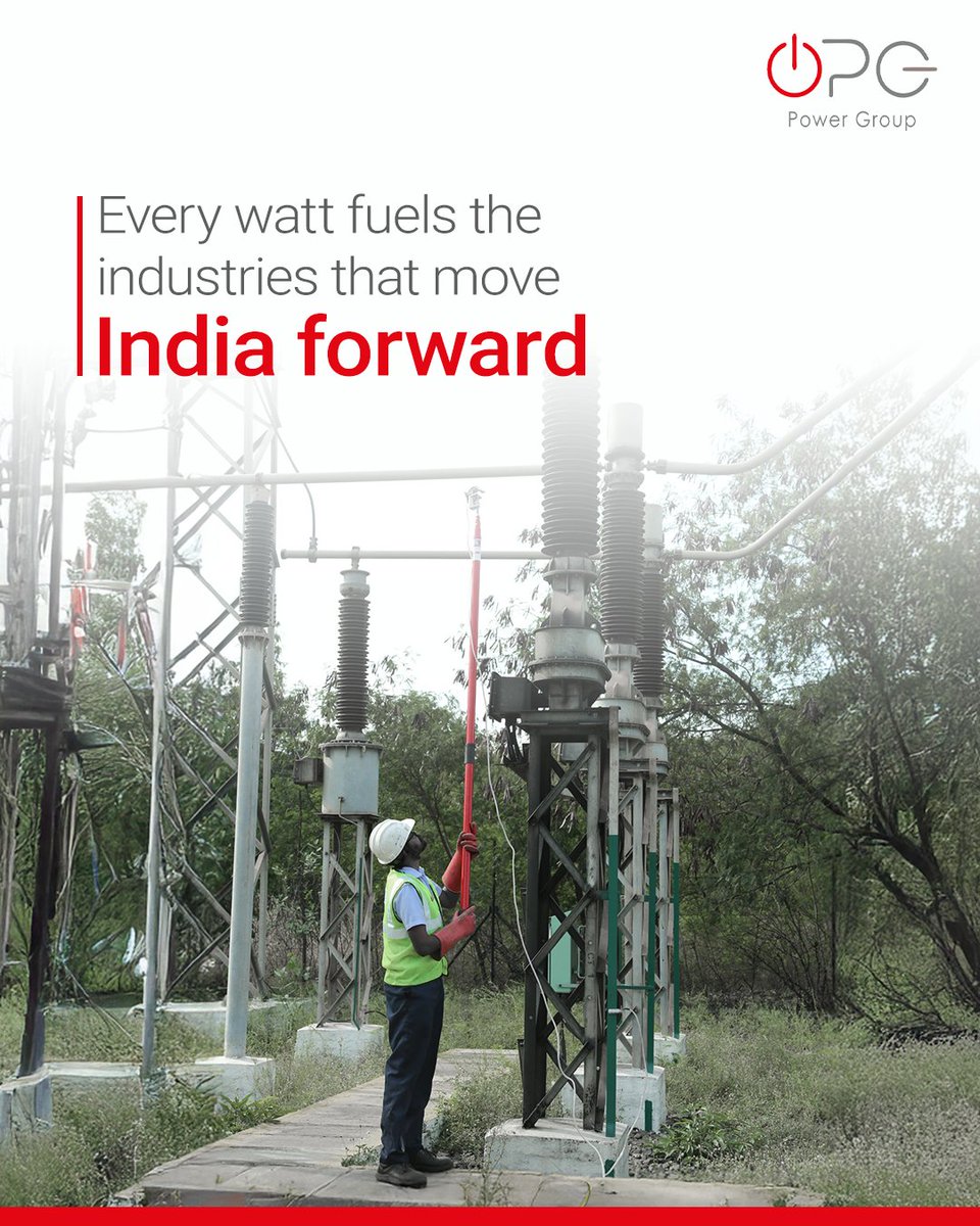 At OPG, electricity becomes impact that drives development, innovation, and infrastructure.

We deliver reliable power to those that shape India’s growth story. Because when they rise, the nation rises with them.

#opgpower #opggroup