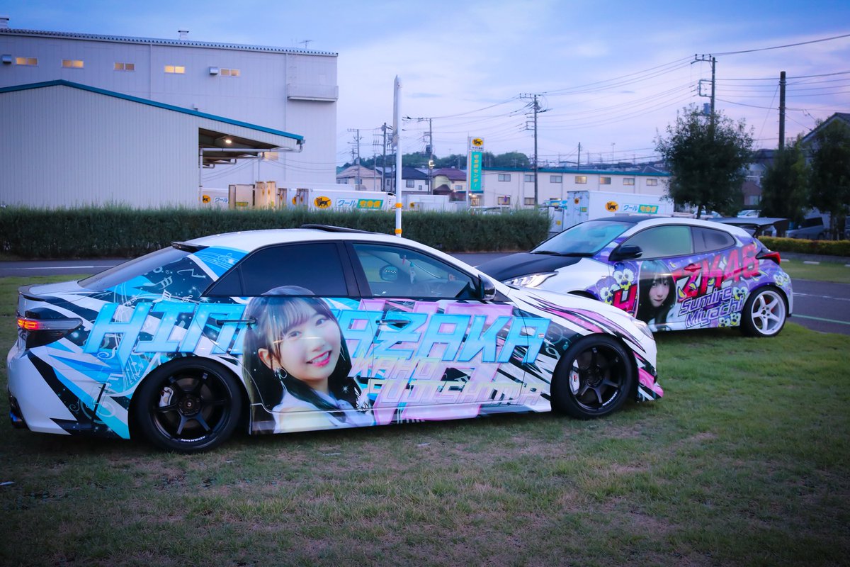 宮地すみれさん貼りました💐

デザイン・施工:<a href="/HimesyaraCH/">CloverHeart🍀カーラッピング、カーフィルム</a>