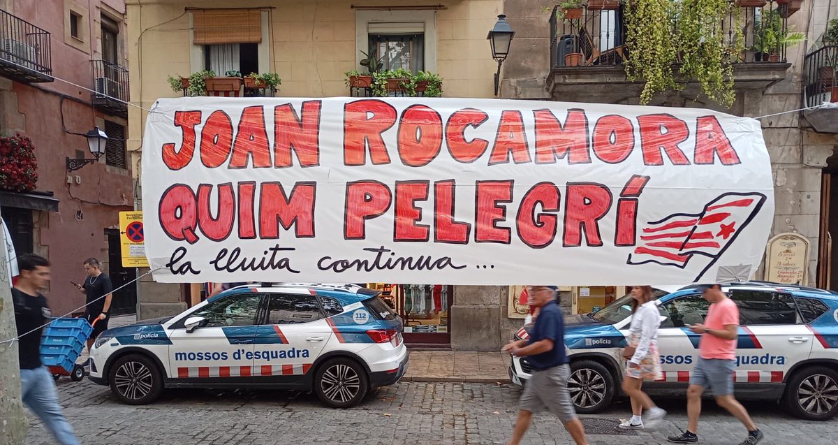 «Perquè la Memòria Històrica, la col·lectiva, la política i la social […] de les persones que hi van participar i ara no hi són, forma part del nostre futur de forma indestriable. Si l'obviem estarem condemnats a arrossegar una identitat buida».

Joan,
Quim,
la lluita continua!